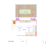 2D DRAWING FOR 2BHK FLAT – 2506 – 800 SQ FT